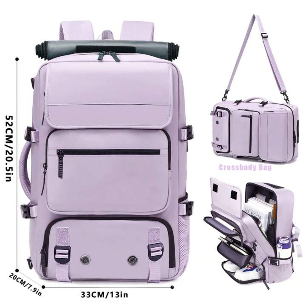Stylish Lavender Multi-Functional Backpack - image 3